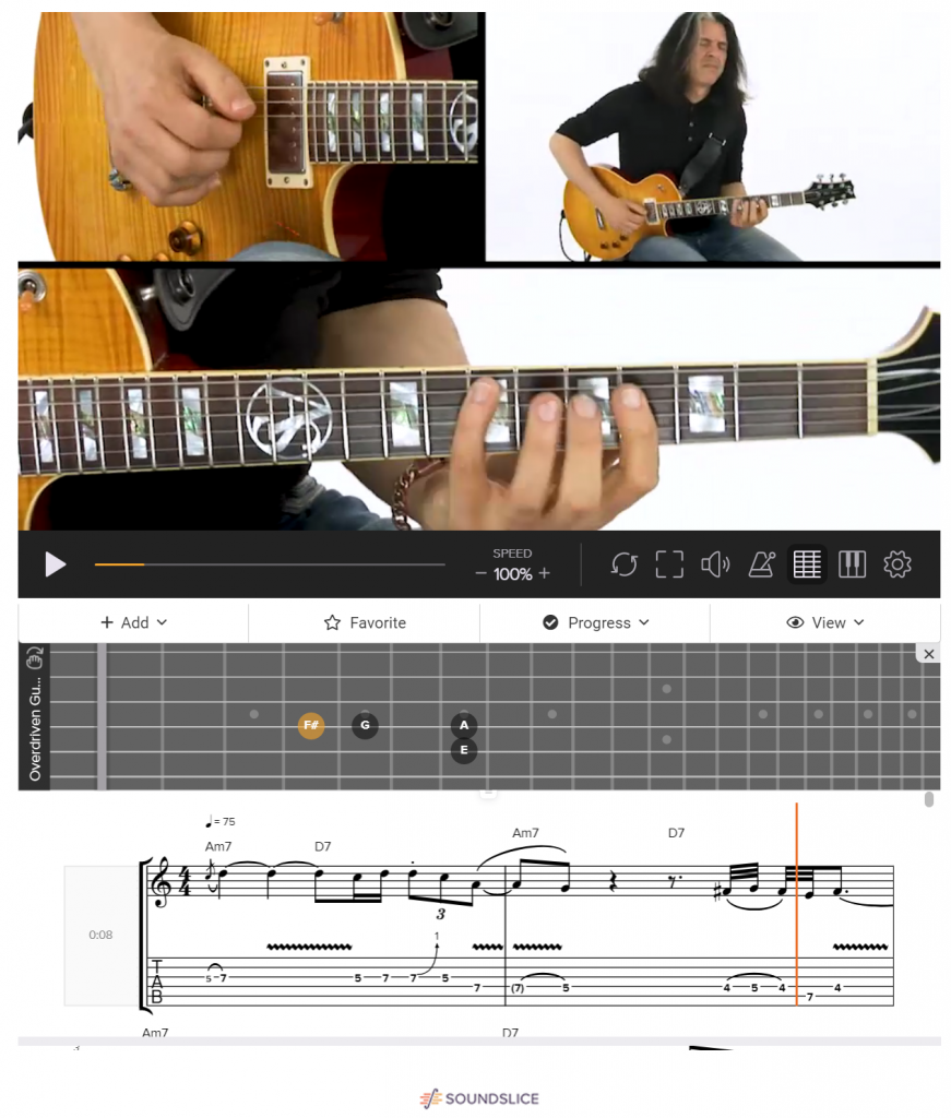 TrueFire Alex Skolnick screenshot